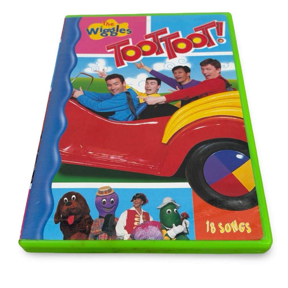 The Wiggles Toot Toot! DVD 2004 Childrens Music 18 Songs 40 Mins 045986205018